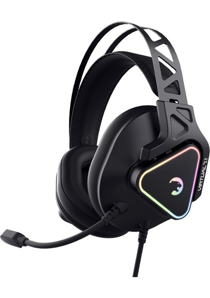 Kizaru Pro Titreşimli 7.1 Surround Hi-Fi Rgb Gaming Kulaklık (Memory Foam)