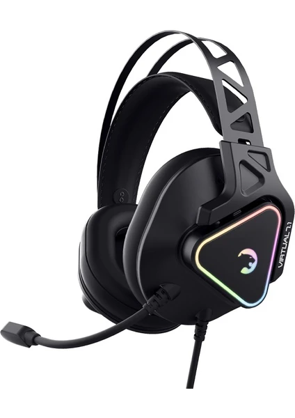 Kizaru Pro Titreşimli 7.1 Surround  Hi-Fi Rgb Gaming Kulaklık (Memory Foam)