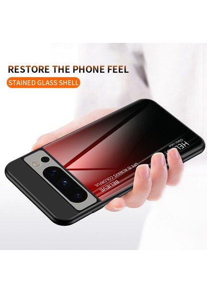 Google Pixel 8 Pro Gradyan Renk Kılıfı Temperli Cam+Pc+Tpu Hibrid Telefon Kapağı (Yurt Dışından) fırsatları