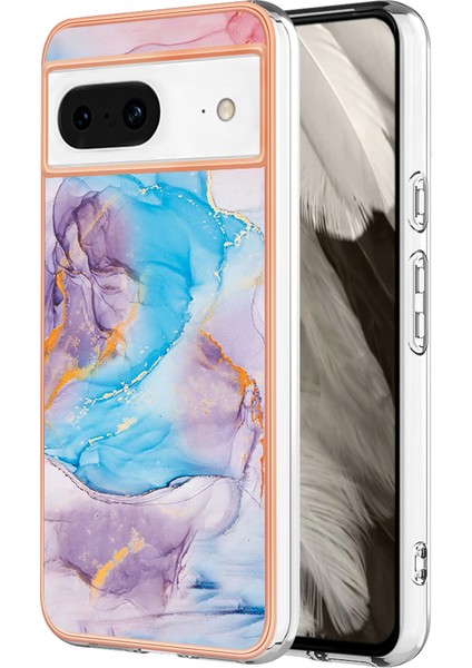 Google Pixel 8 Tpu Kasası Imd Desen Elektrumanlı Telefon Kapağı Için (Yurt Dışından)