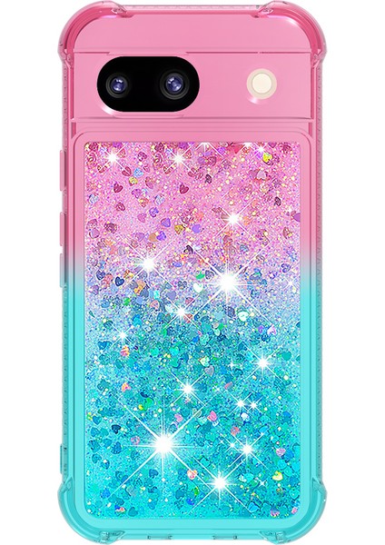 Google Pixel 8A Gradyan Akan Sıvı Telefon Kapağı (Yurt Dışından) modelleri