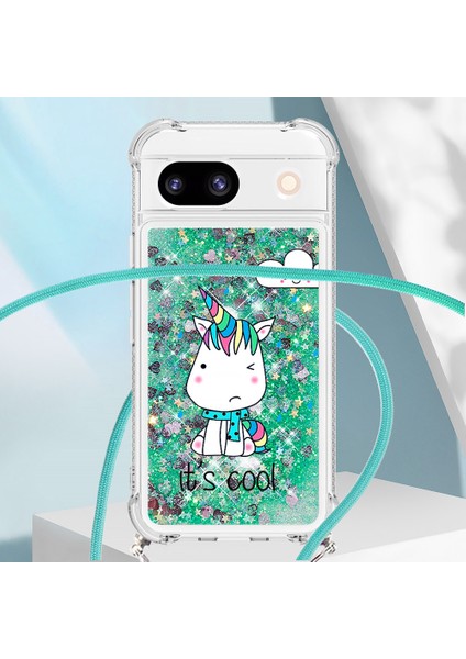 Google Pixel 8A Tpu Akan Sıvı Desen Telefon Kapağı Kordonlu (Yurt Dışından) fırsatları