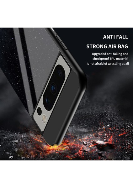 Google Pixel 8 Pro Temperli Cam Arka Kapak Yıldızlı Gökyüzü Desen Pc+Tpu Telefon Kılıfı (Yurt Dışından) fırsatları