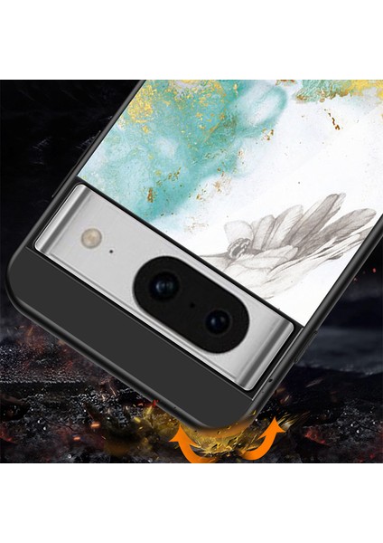 Google Pixel 8 Mermer Desen Temizli Cam Kılıf Pc+Tpu Koruyucu Telefon Kapağı (Yurt Dışından) fiyatları