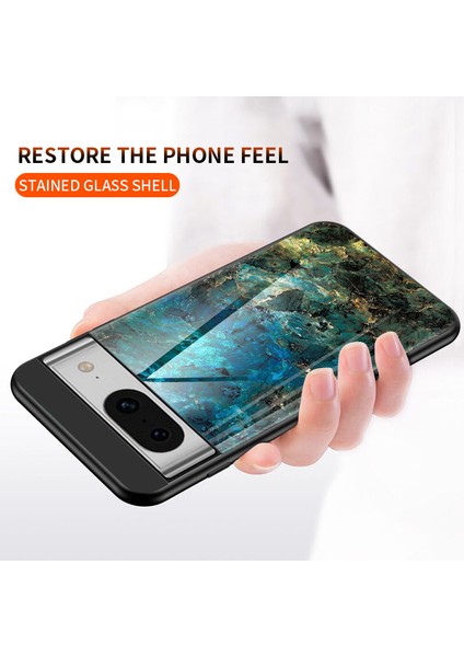 Google Pixel 8 Mermer Desen Temizli Cam Kılıf Pc+Tpu Koruyucu Telefon Kapağı (Yurt Dışından) fırsatları