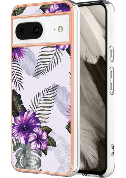 Google Pixel 8 Tpu Kasası Imd Desen Elektrumanlı Telefon Kapağı Için (Yurt Dışından)