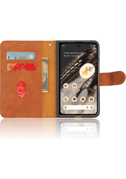 Google Pixel Fold Cilt-Touch Stand Case Cüzdan Anti-Drop Pu Deri Telefon Kapağı (Yurt Dışından) fiyatları