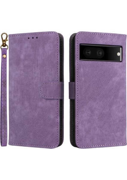 Google Pixel 7 5g Pu Deri Rfıd Engelleme Cüzdan Kapağı Kayış (Yurt Dışından)