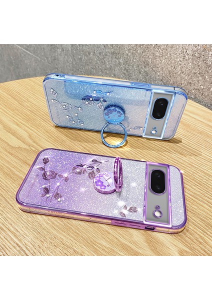 Google Pixel 7 5g Ring Kickstand Gradient Tpu Cep Telefonu Kapağı (Yurt Dışından) modelleri