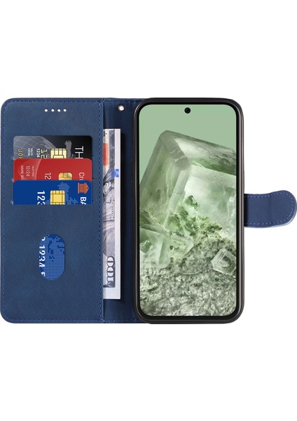 Google Pixel 8A Telefon Kılıfı Stand Deri Telefon Kapağı Baskılı Çizgi Tasarım (Yurt Dışından) fiyatları