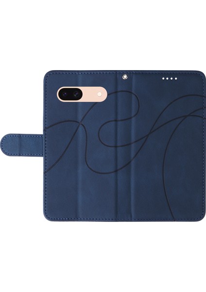 Google Pixel 8A Telefon Kılıfı Stand Deri Telefon Kapağı Baskılı Çizgi Tasarım (Yurt Dışından) indirimleri