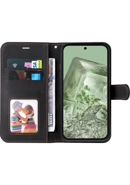 Google Pixel 8A Üç Renkli Bir Ekleme Deri Cüzdan Stand Kapağı Kayış (Yurt Dışından) fiyatları