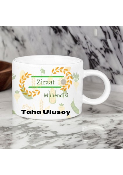 Ziraat Mühendislerine Özel Motto Kahve Fincanı