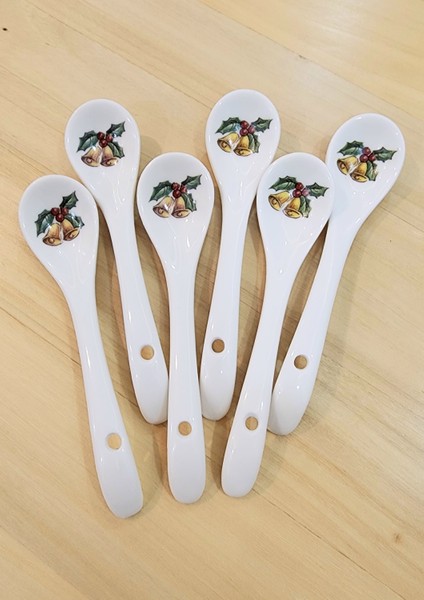 Çan Desen Mini Kaşık 6'lı