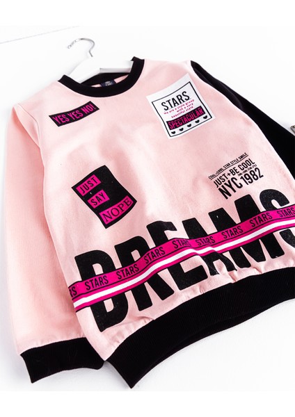 Yazı Baskılı Kız Çocuk Eşofman Takım fiyatları