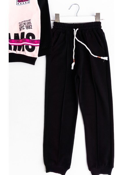 Yazı Baskılı Kız Çocuk Eşofman Takım modelleri