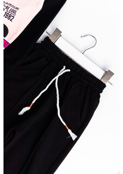 Yazı Baskılı Kız Çocuk Eşofman Takım fırsatları