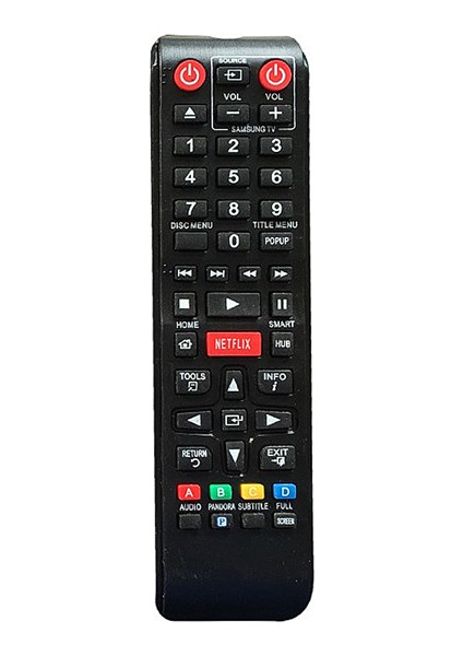Kl Samsung Netflıx Tuşlu Kısa Model LCD LED Tv Kumanda