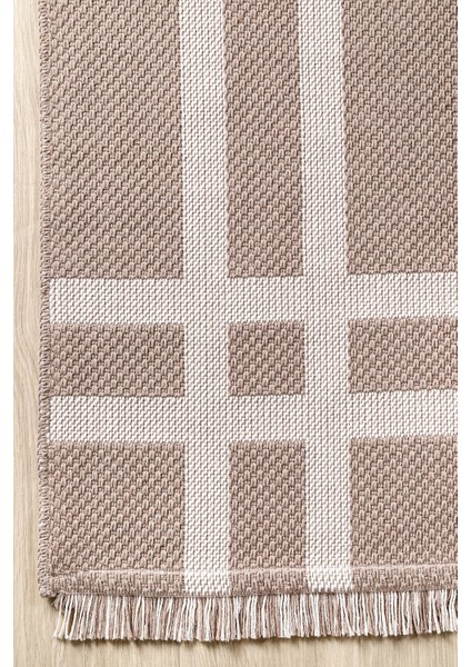 Kaymaz Tabanlı Modern Dokuma Kilim Sisal Halı Çamaşır Makinasında Yıkanabilir Halı