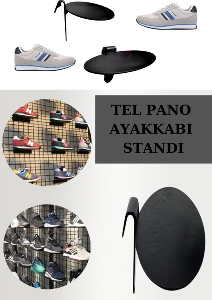 50 Adet Tel Panoya Geçme Plastik Ayakkabı Standı Ayakkabı Standı Ayakkabı Rafı