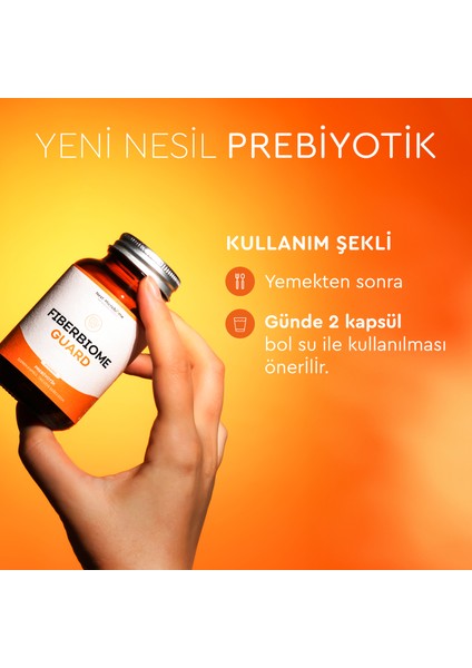 Fiberbiome - Guard Prebiyotik İçeren Takviye Edici Gıda