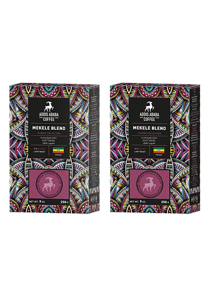 Addis Ababa Coffee Coffee Premium Gold Collection Mekele Blend ( 250 x 2 ) 500 Gr. Filtre Kahve (Etiyopya Nitelikli Kahvesi )