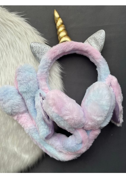 Unicorn Model Hareketli Peluş Kulaklık