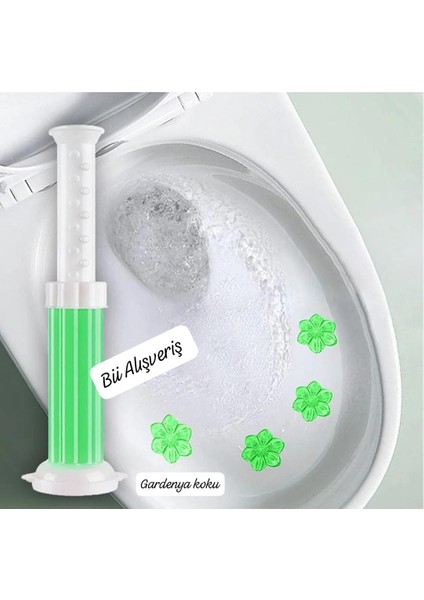 Gardenya Tuvalet Temizleme Jeli Klozet Banyo Koku Giderici Damga Seti Desenli Koku Giderici