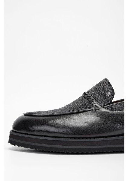 Erkek Hakiki Deri/tekstil Loafer Ayakkabı 477 66003 Erk Ayk SK23/24