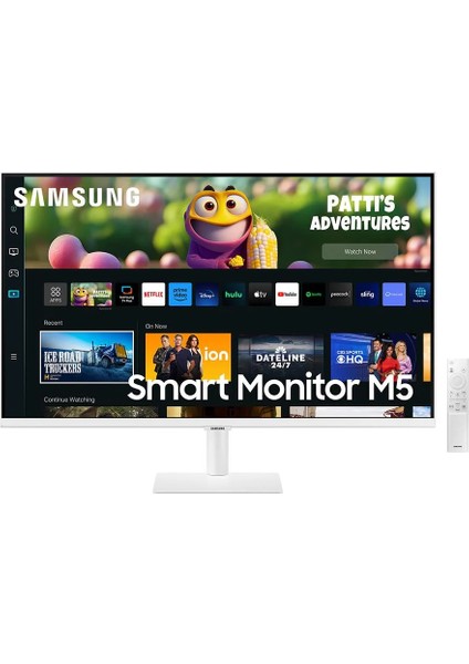 27" Wi-Fi Akıllı Tv-Monitör 4ms 60Hz 1920 x 1080 Fullhd Smart Monitör Beyaz TFM27''5