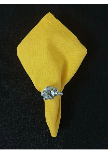 Pamuk Keten Kumaş Servis Peçetesi 6'lı Set