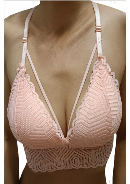 Bralet Pudra Takım Desteksiz