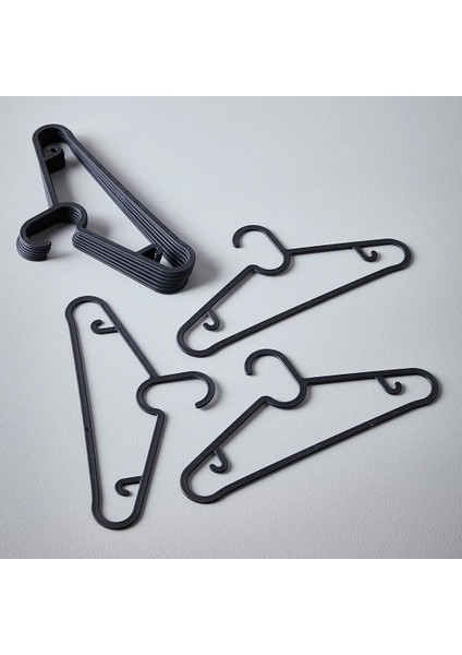 20 Li Slim Askı Askılık - Premium Plastik Asklı - Pratik Elbise Askısı Spruttig fırsatları