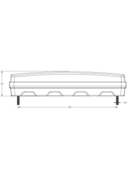 Forklift Stop 12V Ledli Universal Stop