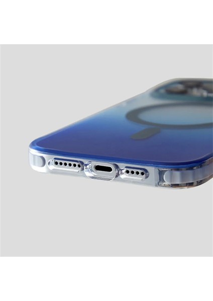 iPhone 15 Uyumlu Magsafe Özellikli Darbe Emici Hologramlı Çift Renk Ultra Lüx Premium Kılıf indirimleri
