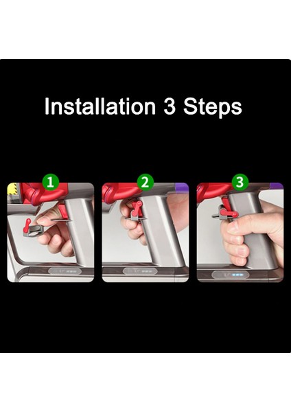 Dyson V6 V7 V8 V10 V11 V15 Modelleri Için Tetik Kilidi / Güç Düğmesi Kilidi