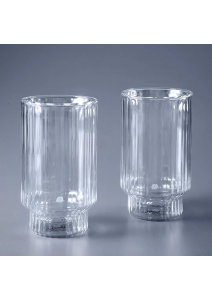 Glory Double Wall 2'li Çizgili Bardak Takımı 300 ml fiyatları