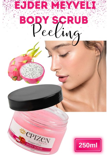 Ejder Meyveli El ve Vücut Peeling Besleyici Arındırıcı Batık Giderici