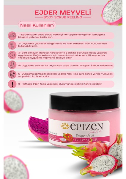 Ejder Meyveli El ve Vücut Peeling Besleyici Arındırıcı Batık Giderici modelleri