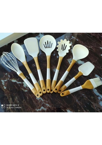 Chef Silikon 8 Parça Servis Takımı
