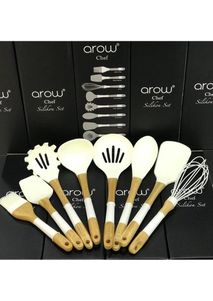 Chef Silikon 8 Parça Servis Takımı