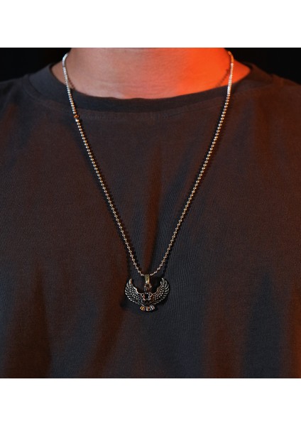 Kartal Model Gümüş Kolye