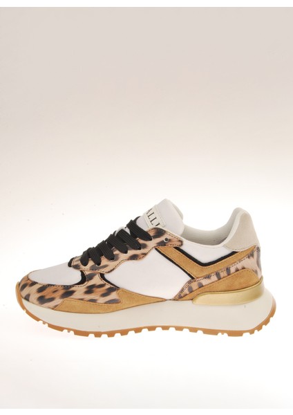 Çok Renkli Kadın Deri Sneaker 18616A fırsatları