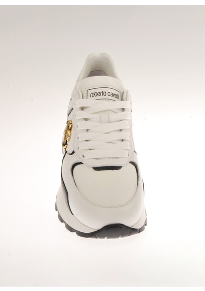 Beyaz - Siyah Kadın Deri Sneaker 20623A modelleri