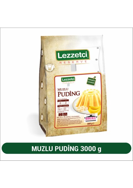 Muz Puding 3 kg