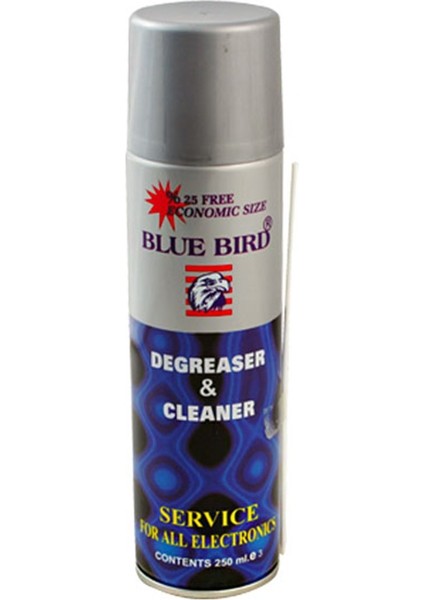 Blue Bırd BB-251 250 ml Yağsız Mavi Degreaser Cleaner Sprey