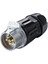 LP-20-C04PP-01-001 4-Pin Su Geçirmez Konnektör - Erkek 1