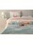 Afterglow Dijital Baskılı Soft Cotton Çift Kişilik Nevresim Takımı Açık Seledon 1