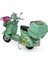 Dekoratif Metal Scooter Sepetli 3
