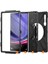 Samsung Galaxy Tab S9 Ultra Kılıf Standlı Defender Darbe Korumalı Tank 3
